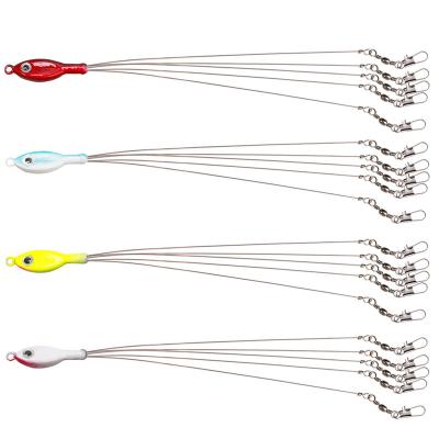 China REENOS Factory Wholesale Alabama Group Bait 21.5cm/18g 4 Colors Bending Rig Metal Fishing Hook Straight for sale