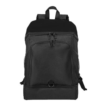 China Best Custom Fashion Outdoor Sport 600D Polyester Large Waterproof Men Travel Backpack With Double Zippers for sale