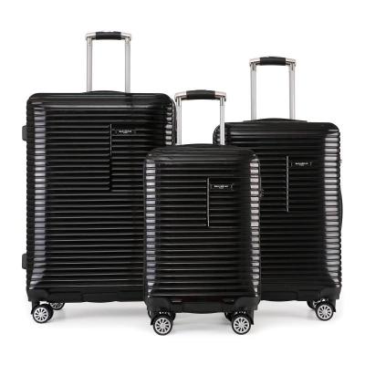 China Durable Travel Packing Cubes Factory Outlet Customizable Materials Travel Style Suitcase 3 Piece Hard Luggage Set For Travel for sale