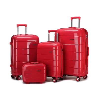 China Wholesale quality pp luggage sets unisex 20' 24' travel durable cubes good packing 28 for travel for sale