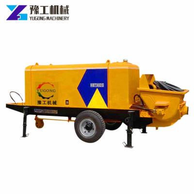 China Hotels 20% Discount Trailer Concrete Pump 20m3 Concrete Mixer Pump for sale