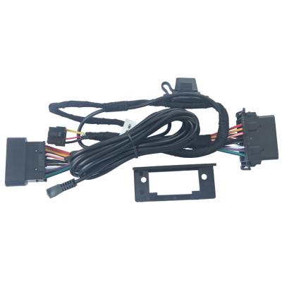 China Custom overmolded automotive TSCN wire harnss automotive tracking harness with OBD automobile connector for sale