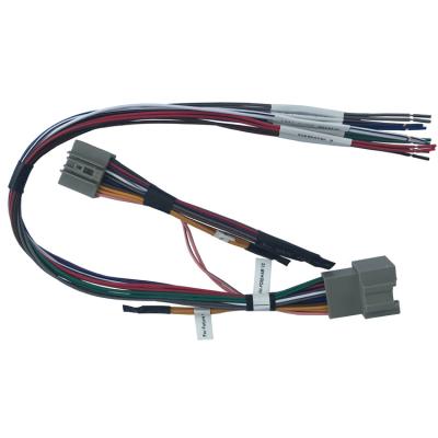 China Automobile OEM ODM Car Radio Audio Wire Harness Wiring Automotive Stereo Power Plug Harness for sale