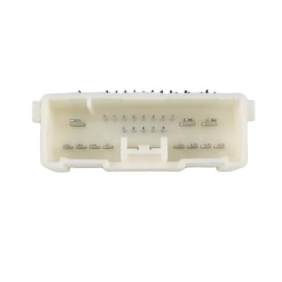 China TSCN 24PIN PA66 Header Car Electrical Socket 90degree Needle Automotive Connector For PCB Side Wafer for sale