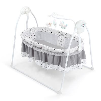 China Modern Multi Function Crib Cot Baby Cradle Swing Cot Cozy Electric Cunas Baby Hutch for sale