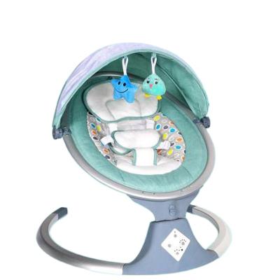 China Minimalist Newborn Multifunctional Breathable Fabrics Vibrating Electric Swing Rocker Chair Baby Rocking Bouncer for sale