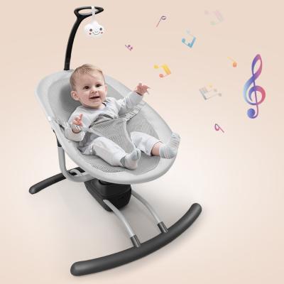 China Minimalist Automatic Balance Foldable Soft Child Bouncer Swing Chair Baby Rocking Chair Infant Bouncer and Rocker For Baby Gift for sale