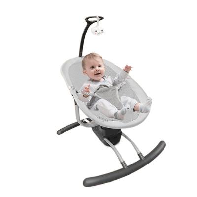 China Electric Cloth Minimalist Soft Speed ​​Control Toddler Folding Bouncer Rocker Baby Rocking Chair Baby Vibrating Swing for Mom for sale