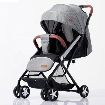 China Hot Selling Multifunctional Purpose 2 in 1 Single Folding Baby Prams High Safety Baby Stroller Soft and Comfortable Cloth Baby Stroller for sale