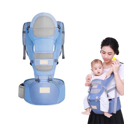 China Outdoor Household Cotton Soft Baby Wrap Carrier Front And Back Protect Multifunctional Baby Sling Carrier Carrier With Lumbar Support for sale