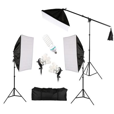 China Factory supply direct light stand bulbs 5500K studio photography equipment shipping and handling - softbox kit 50*70cm NC; ZHE 45W 2m 50*70cm for sale