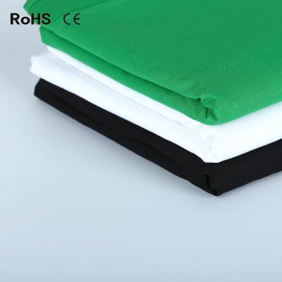 China 100% Cotton / Cloth Video Green Screen Backdrops Photo Studio Backgrounds Backdrop for sale