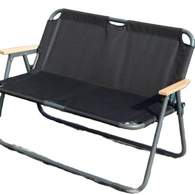 China Large Double Folding Chair Modern Promotion 1130*600*740mm OEM&ODM Garden Outdoor Sea Folding Portable Folding Beach Chair Costom, for sale