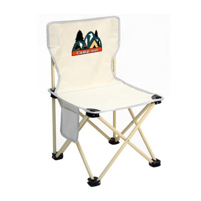 China Easy To Carry And Fold Outdoor White Aluminum Custom Logo Chair Foldable Camping Manufacturers for sale