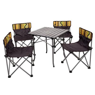 China Factory wholesale OEM and ODM high grade modern five piece set outdoor table and chair set dining table and chair set for sale for sale