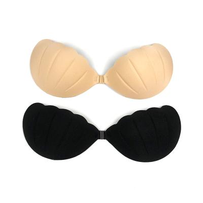 China QUICK DRY Invisible Breast Pads Wire Free Paste Nipple Chest Bra Silicon Free Bra for sale