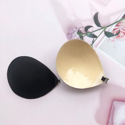 China Round Shape QUICK DRY Cup Sticky Bra Without Lift-Edge Rolled Invisible Bra For Women for sale