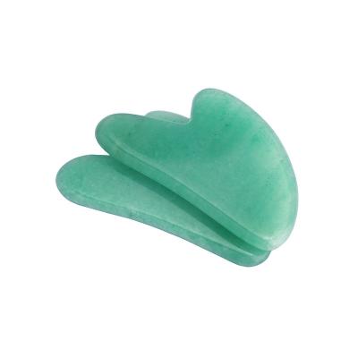 China OEM Private Label High Quality White Jade Guasha Handmade Gua Sha Stone Body Scrubbing Facial Massage Beauty Tools for sale