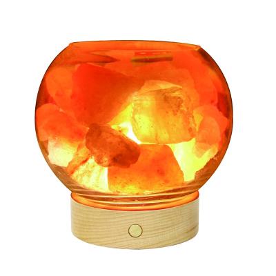 China Remote Control Himalayan Pink Salt Lamp Good Quality Rock Salt Lamp Small Lamps Bedroom Modern Cheap Decorative Night Light for sale