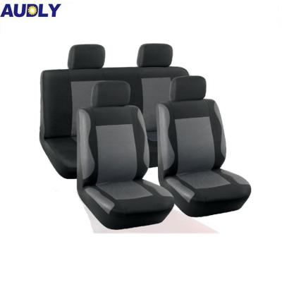 China Gray Car Seat Cover Universal Design Good Price Universal Seat Covers Polyester Material Black Design for sale