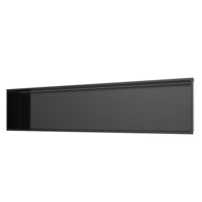 China Without Faucet Stainless steel bathroom wall black best niches popular for sale