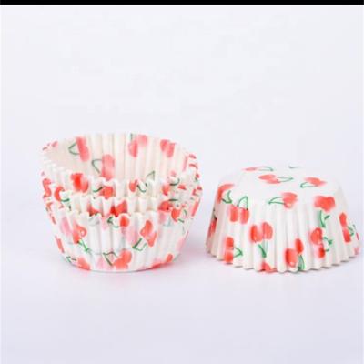 China Fashion Style Food Paper Cup Tulip Shape Cups For Oven Disposable Packaging for sale