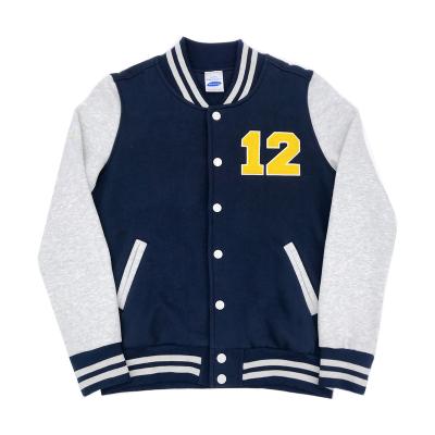 China Customized Logo Design Printed Men's High Quality Varsity Jackets Breathable Baseball Jackets for sale