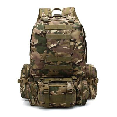 China Outdoor Waterproof Molle Backpack Multifunctional Sport Hiking Camping Tactical Rucksack Rucksack for sale