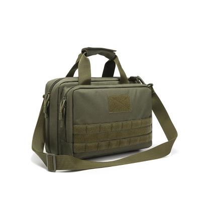 China New Waterproof Army Green Increasing Canvas Oxford Large Capacity Camping Waterproof Range Gun Tactical Side Bag For Men for sale