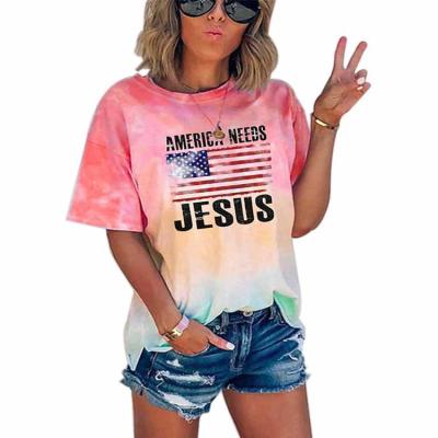 China Wholesale Fashion Anti Shrink Tie Dye Set Women Summer Shorts Set Tops Summr Tie Dye T-Shirt for sale