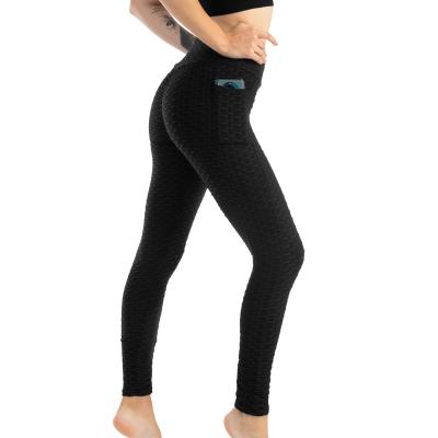 China 2021 Amazon Gym Antibacterial Hot Selling Plus Size High Butt Lifting Women's Nylon Cutout Workout Leggings for sale