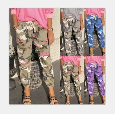 China New Breathable Camouflage Cotton Female Coveralls For Women Pants Casual Womens Spring Pants for sale