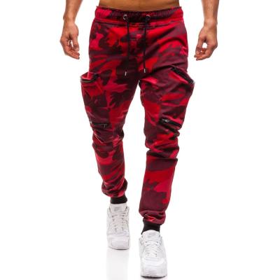 China Breathable 2021 New Style Camouflage Pants Cargo Pants Fitness Sports Running Pants for sale