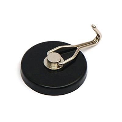 China Magnetic Tag Hook Industrial Swivel Magnet Photo Holder Hook Fridge Magnet Hook for sale