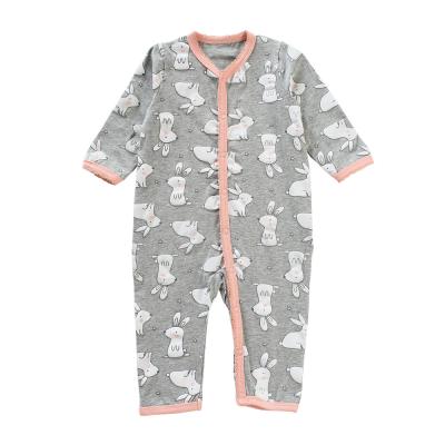 China 95% Cotton 5%Spandex Girls Clothes Fashionable Baby Rompers With Long Sleeve Newborn Items for sale