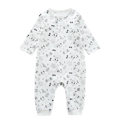 China 100% Cotton 100% Cotton Baby Items China Suppliers Boys Suit With Scooter Fashionable Pictures Long Sleeve Romper For 3-24M for sale