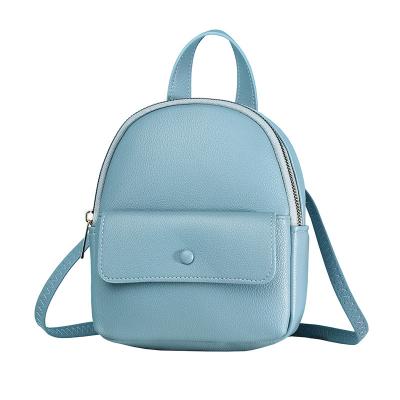 China arming & Disarmament Girls Shape Leisure Zipper Shoulder Bag Backpack Cute Mini Female School Backpack Elegant PU Teenager Small Leather Backpack for sale