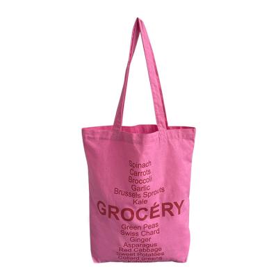 China Other Women Canvas Tote Bag Tote Shopping Bags Casual Cloth Pink Cotton Shoulder Bag With Zipper Large Capacity For Girls Ladies Shopper for sale