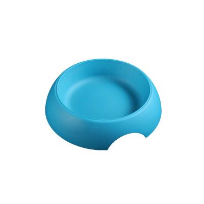 China Baike Eco Sustainable Multi-Size Round Bamboo Fiber Dog Food Water Bowl Promotional Pet for sale