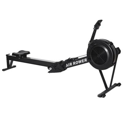 China Universal Foldable Commercial Home Fitness Gym Equipment Rowing Machine Indoor Air Rowing Console Machine, Air Training Cardio Rower. for sale