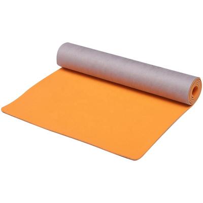 China Thick High Density Padding Eco - Friendly Avoid Sore Knees Band Suede Workout Mat for sale