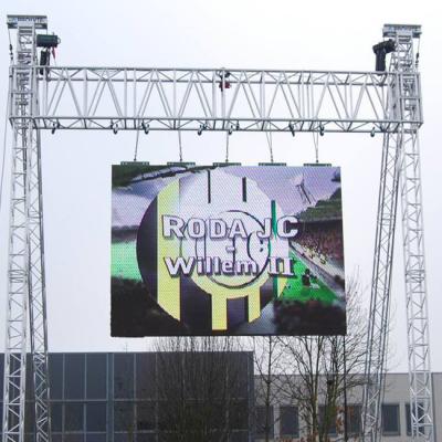 China Right Angle Design Lightweight Thin Outdoor Waterproof Splicing Led Display Screen P3.91 Outdoor Led Wall for sale