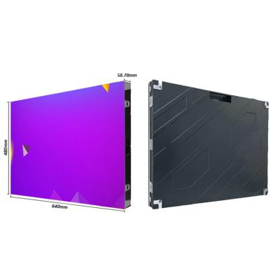 China Large Indoor High Resolution Commercial Led Display Screen 4k 8k Hd 2mm Constant Pitch 640x480mm Led Video Wall Panel for sale