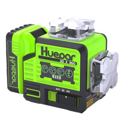 China Huepar P03CG 12 Lines Green Beam Self Leveling Laser Levels With Delwat Battery 20cm for sale