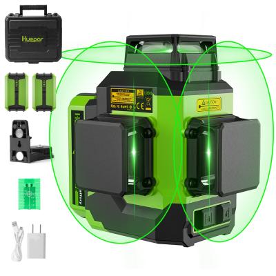 China LS03CG 3D Laser OSRAM Green Beam Huepar Cross Line Self Leveling Laser Levels 36.5*14*29.3cm for sale