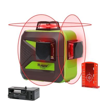 China Huepar 603CR 12 Lines Self-Leveling 3D Cross Laser Level 360 Horizontal And Vertical Cross Super Powerful Red Laser Line 20*15.5*15cm for sale