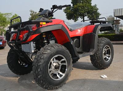 China Cdi Ignition 4 Stroke 18.35hp 300cc Atv Adult Quad Bikes 4x4 65km/H for sale