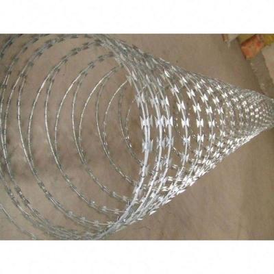 China High Tensile Iron Wire Fence Galvanized Razor Barbed Wire Barbed Wire For Fence Stainless Steel Blade Barbed Wire for sale