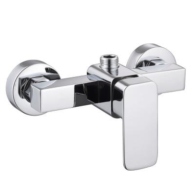 China Wall Mounted Shower Mixer Taps Bathroom Shower Valve Bathtub Valve Metered Hot Mixing Faucet for sale