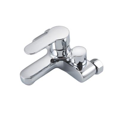 China Zinc Alloy Wall Mounted Single Handle Faucet Bathtub Faucets Bathroom Hot And Cold Water Metered for sale